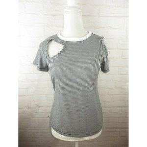 Current Elliott women's size 0 The Brittan Tee Bla